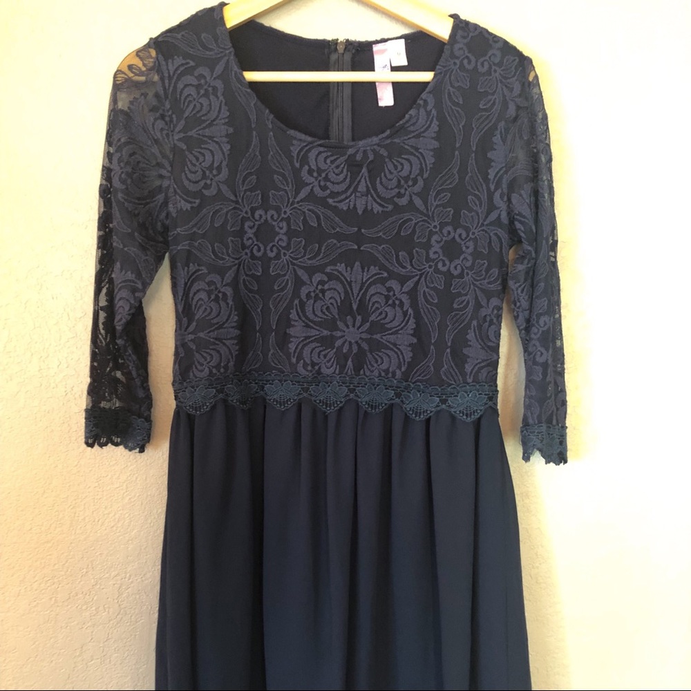 Navy blue dress